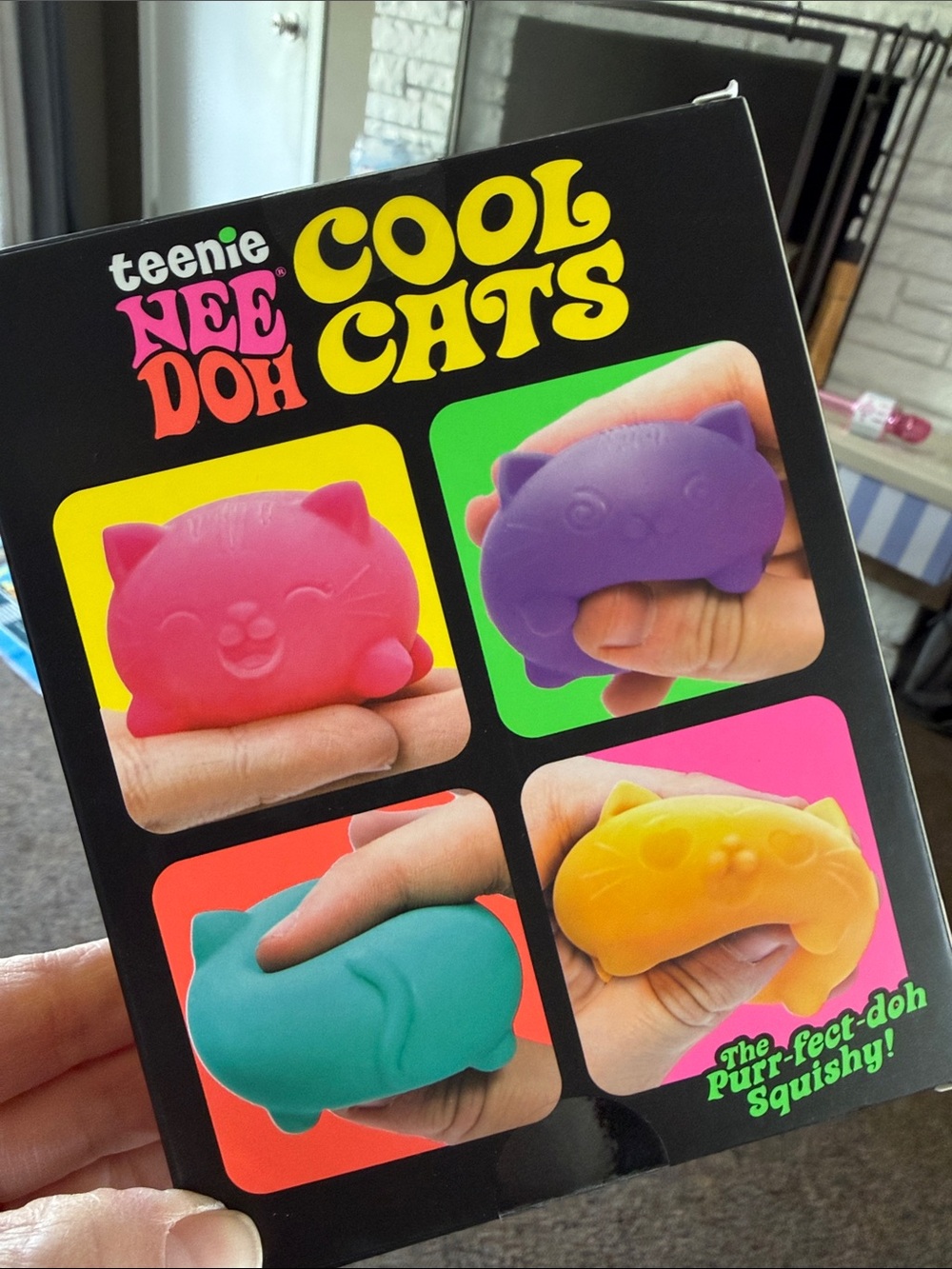 Schylling Needoh- AUTHENTIC- NEW- Teenie Cool Kittens (4PK) - Picture 2 of 2